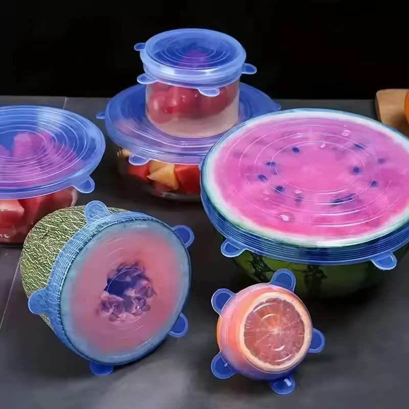 6PCS Silicone Stretch Lids