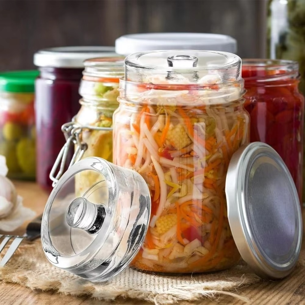 Mason Jar Glass Lid