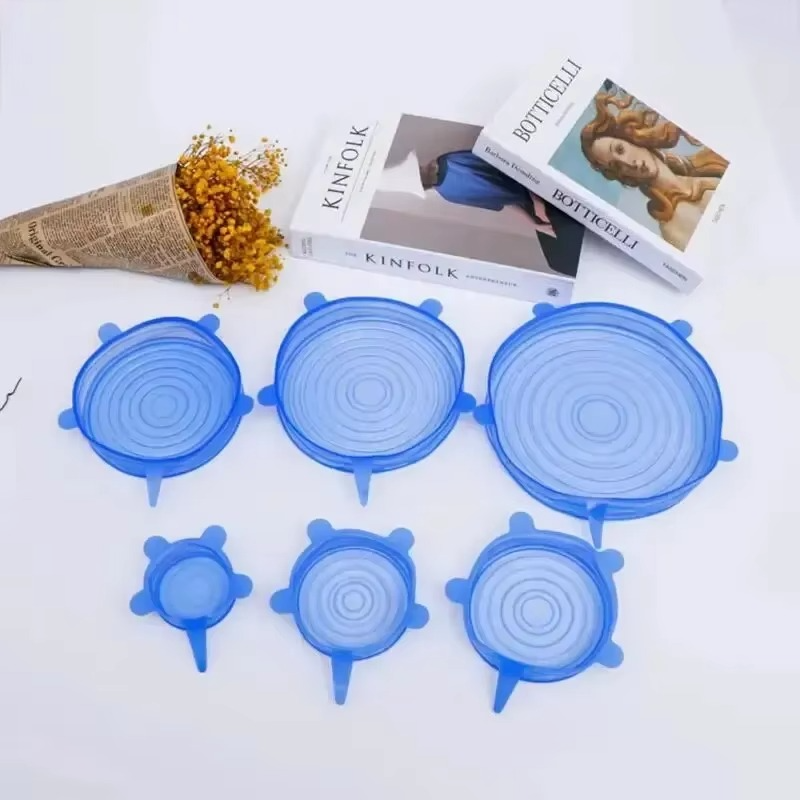 6PCS Silicone Stretch Lids