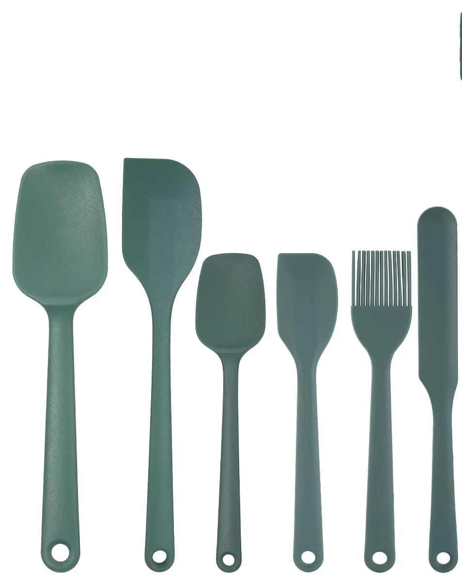 6 Pieces Silicone Bake Spatula Set