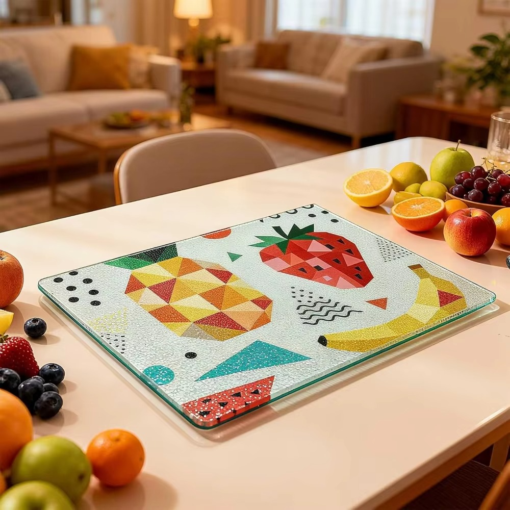 Heat Resistant Tempered Glass Cutting Boards - 12 Pack