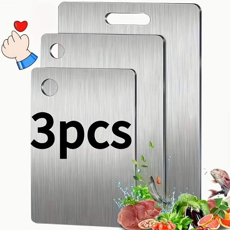 Stainless Steel Cutting Board Set