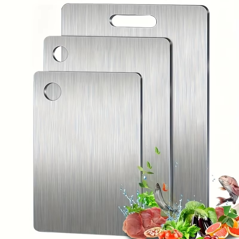 Stainless Steel Cutting Board Set