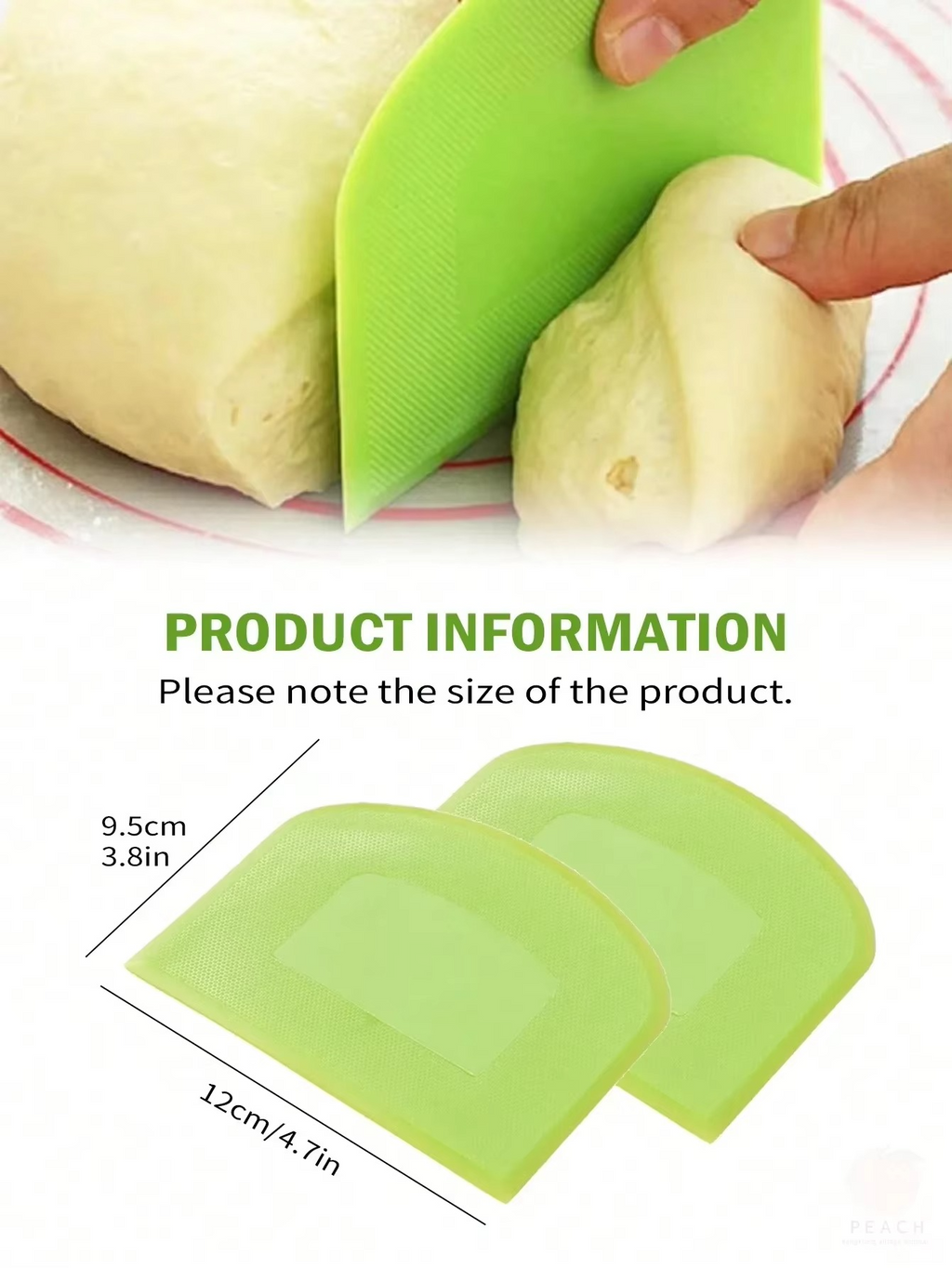2 Set Plastic Dough Cutter