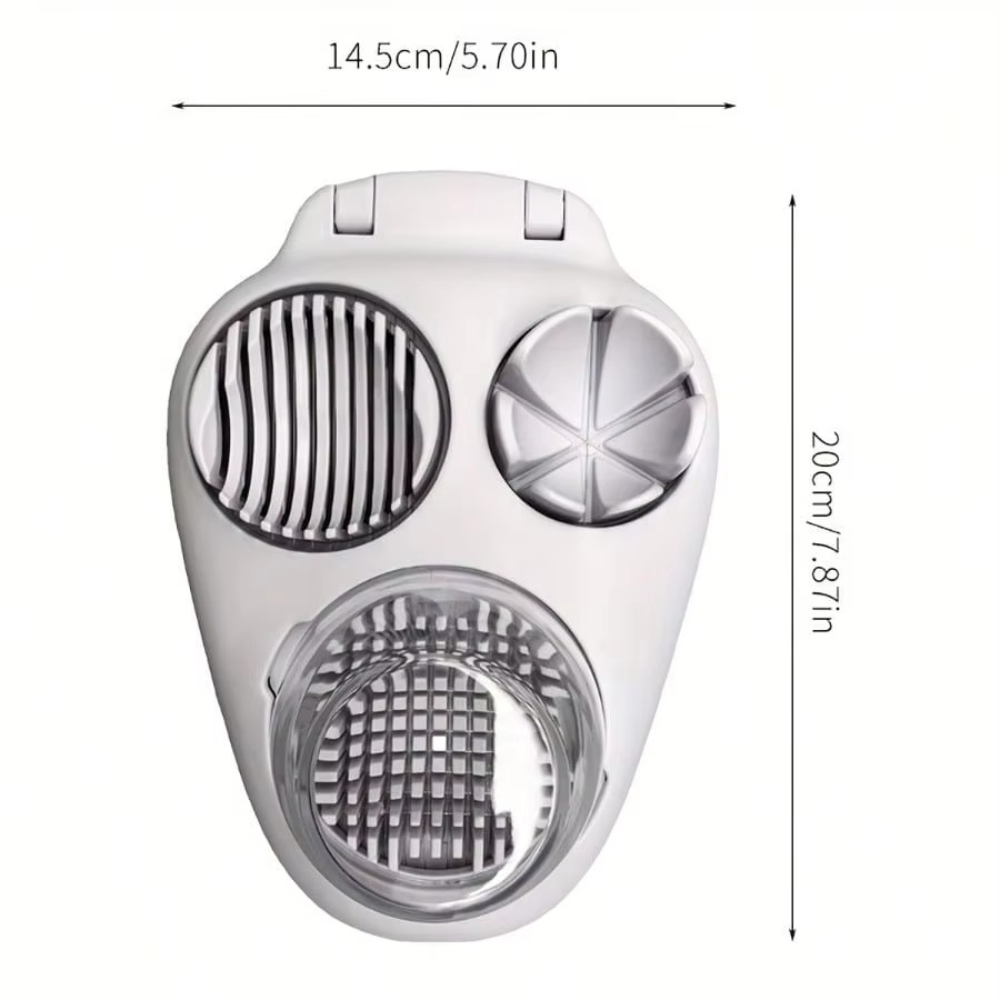 Egg Slicer ,Crusher, And Chopper-Multi-Functional Egg Cutter Tool