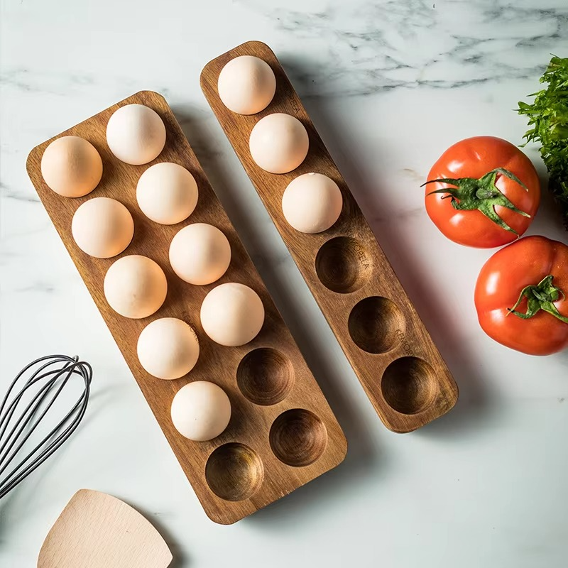 Wooden Egg Storage Tray