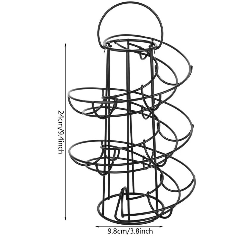 Egg Rack Spiral Storage