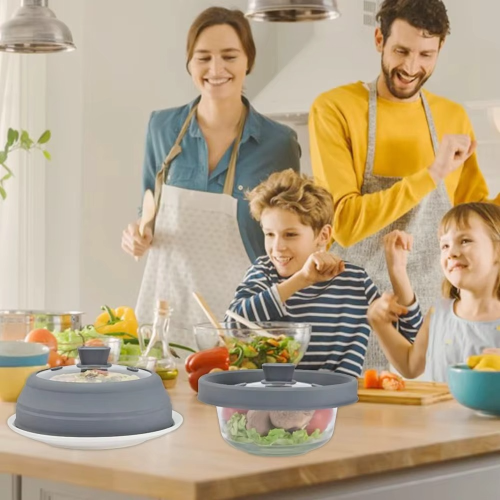 Grey Microwave Lid