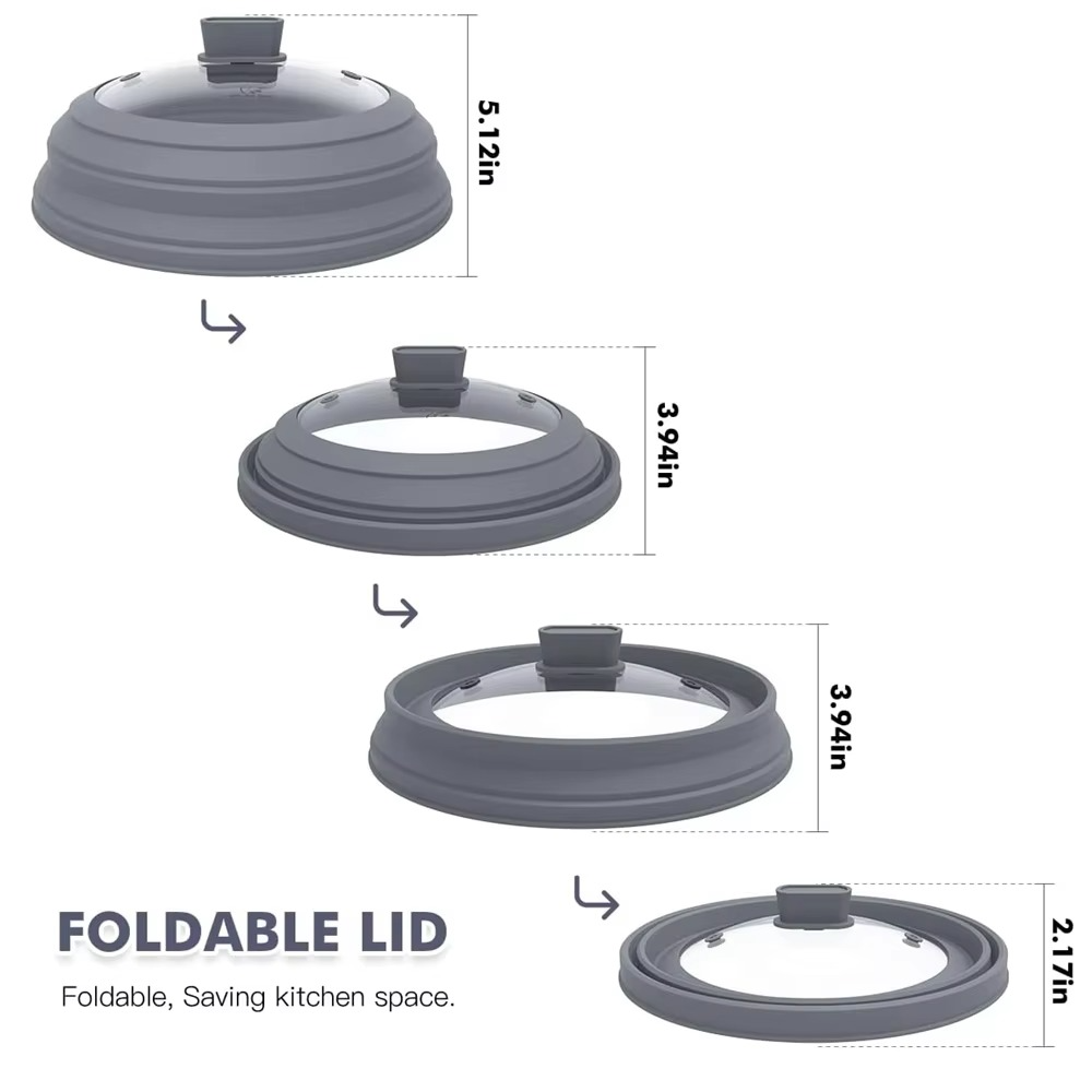 Grey Microwave Lid
