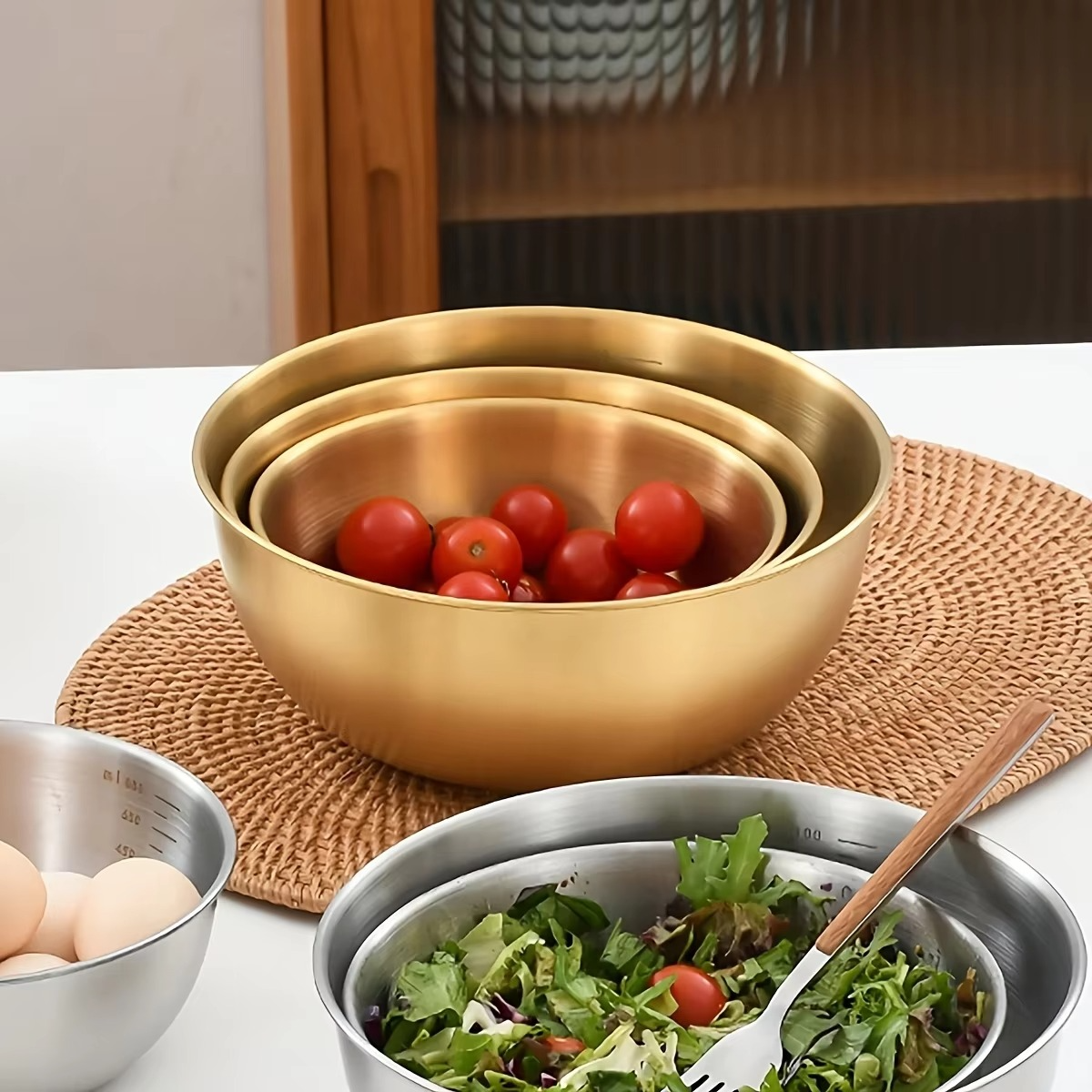 3pcs Stainless Steel Mixing Bowls