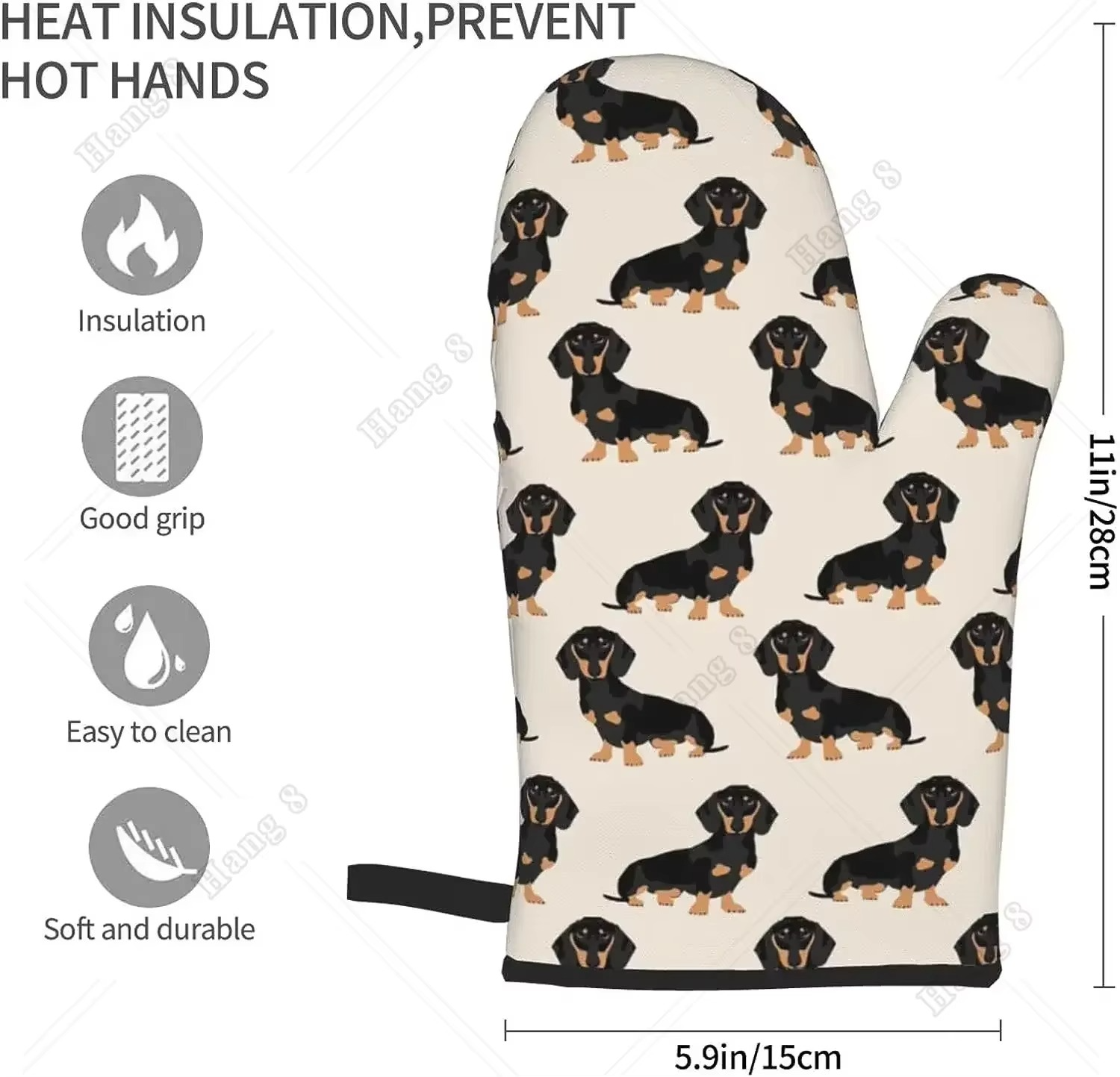Weiner Dog Oven Mitts